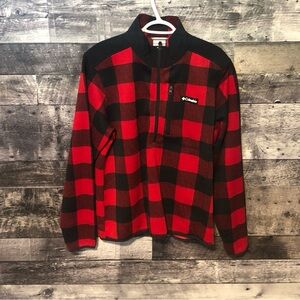 Columbia Men’s Quarter Zip Buffalo Size Large